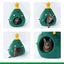 Ninho de Natal para Gato/Cachorro, Quentinho e Confortável, de Pelúcia, em Formato de Toca, Árvore, Desmontável e Lavável