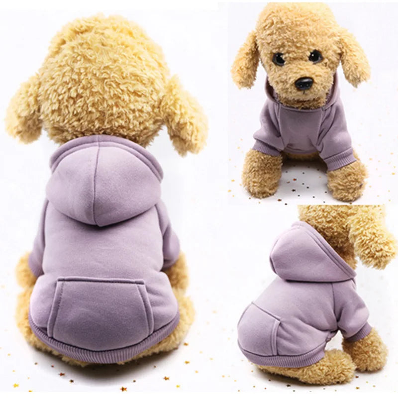 Roupas para cães de pequeno porte, roupas quentes para cães, casaco para filhotes, roupas para cães de grande porte, moletons com capuz para Chihuahua 45