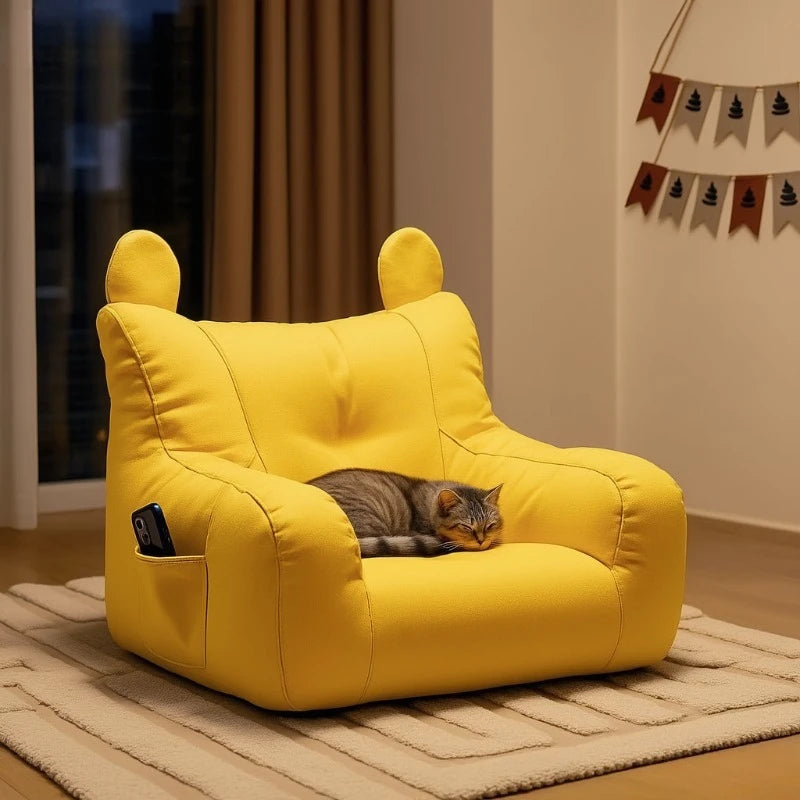 Sofá-cama para gatos com design de desenho animado