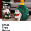 Ninho de Natal para Gato/Cachorro, Quentinho e Confortável, de Pelúcia, em Formato de Toca, Árvore, Desmontável e Lavável