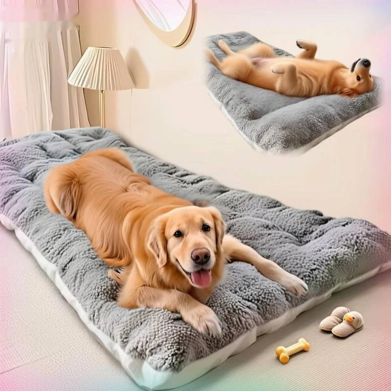 Tapete grande para dormir para cães, ideal para o inverno, mantém o corpo aquecido, dupla face, perfeito para Golden Retrievers e alivia o stress