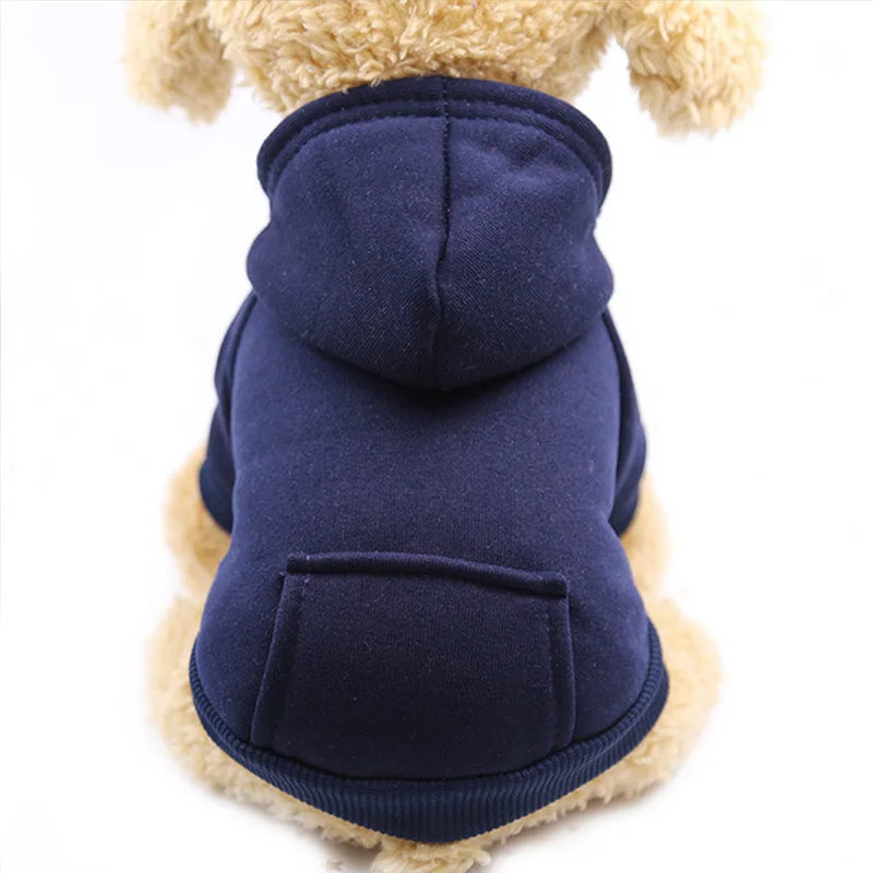 Roupas para cães de pequeno porte, roupas quentes para cães, casaco para filhotes, roupas para cães de grande porte, moletons com capuz para Chihuahua 45