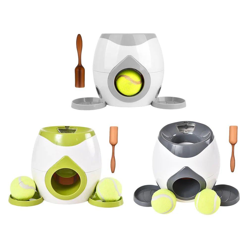 Lançador automático de bolas para cães, lento para cães de pequeno e médio porte.