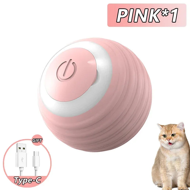 Bola Inteligente Interativa para Gatos - Brinquedo Automático Eletrónico