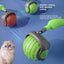 Brinquedos interativos para gatos, bola elétrica com rolamento automático.