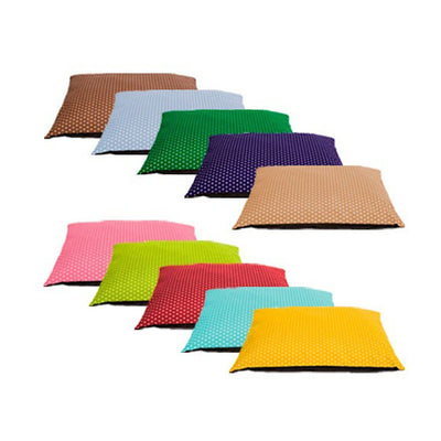 Cama Estampada com bolinhas em cores variadas para cães