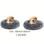 Cama de pelúcia macia Donut Cuddler de pele sintética para cães e gatos