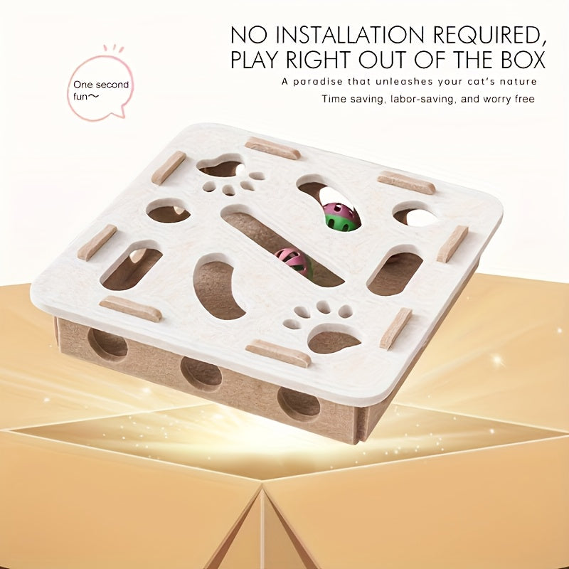 Caixa de diversão para gatos