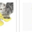 Moinho de vento giratório para gatos, brinquedo multifuncional para arranhar e coçar os dentes