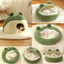 Ninho de peluche quente para cães e gatos, série Little Frog, outono e inverno, casa para animais de estimação, pacote completo, ninho para cães e gatos pequenos até 5 kg