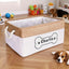 Caixa de armazenamento personalizada para animais de estimação - Organizador de brinquedos de cães