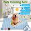 Tapete refrescante para cães, almofada refrescante para animais de estimação, almofada refrescante para canis, caixas, carros, interior e exterior, tapete de seda gelada, cobertor refrescante