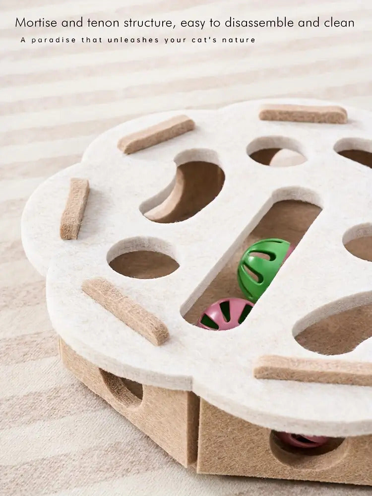Gadget de Entretenimento para Animais de Estimação, um Brinquedo de Puzzle para Gatinhos, uma Caixa de Labirinto