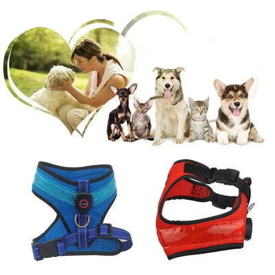 Peitoral luminoso LED para cães com carregamento USB, colete peitoral para cães