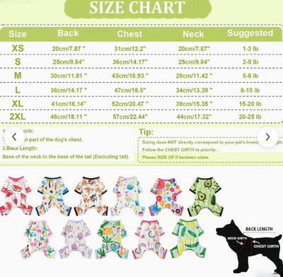 Pijamas  primavera verão, roupas para cães pequenos, menina e menino, roupas macias e elásticas para filhotes de chihuahua yorkshire, , gato,.