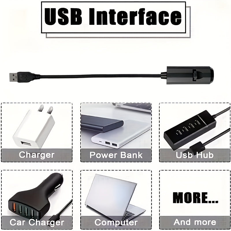 Projetor de luz USB com elementos natalícios, estampa de boneco de neve, trenó do Papai Noel e renas, luz projetora direcional giratória 360°