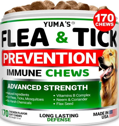 Prevenção contra pulgas e carrapatos para cães - Novo sabor