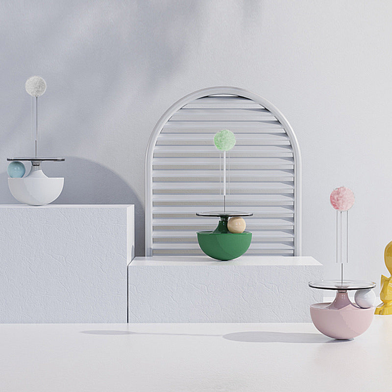 Brinquedo para Gatos: Copo Engraçado com Bastão para Autoelogio