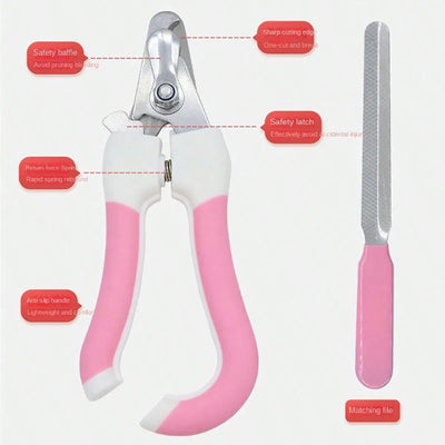 Tesoura de unhas para animais de estimação, cortador de unhas para cães e gatos, cortador de unhas, tesoura para animais de estimação, conjunto de necessidades diárias